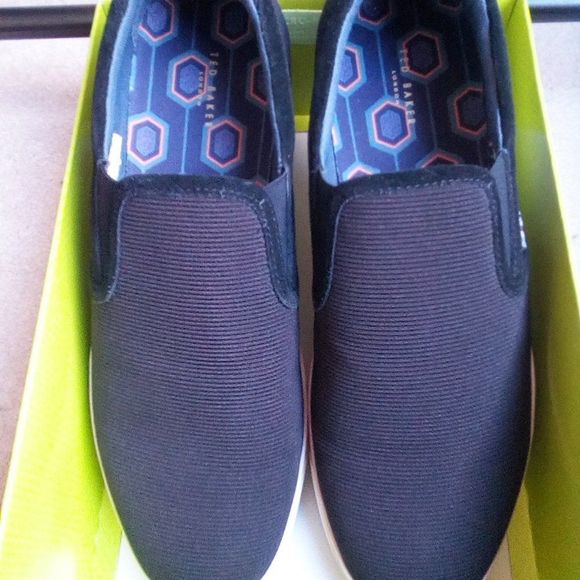 Ted Baker Men's Surlif Black Sneakers -BRAND NEW - Picture 2 of 7